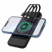 Външна батерия YOURZ PRO5 15000mA, iPhone (Lighting), изход - USB A, Type C, черено