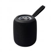 Bluetooth колонка HF-F105, FM радио, RGB LED осветление, литиево-йонна батерия, слот за USB/micro SD CARD, черна
