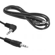 Аудио кабел Stereo Jack 3.5mm, ъглов жак, 0.5 метра