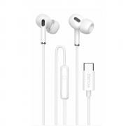 Слушалки YOURZ-S11, Type C, Handsfree, микрофон, бели