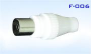 Конектор F-006 женски 9.5мм, за телевизионна антена, за мо