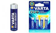 Алкална Батерия AAA 1.5V VARTA High Energy - 1бр.