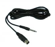 Микрофонен кабел Mono Jack 6.35мм - CANON (XLR), 4 метра