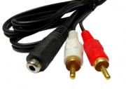 Кабел 470/0.2 - 3.5mm Stereo /F/ - 2 RCA /M/