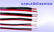 Кабел за тонколони, 2x 0.35 mm2, PVC, червено-черен, цена на  метър, CABLE-GC075RB