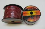 Кабел за тонколони Wireman, 2x 1.0 mm2, PVC, червено-черен, цена на  метър, CABLE-GC200RB