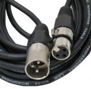 Микрофонен кабел CANON (XLR) мъжки - CANON (XLR) женски, 6 метра