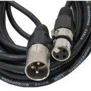 Микрофонен кабел CANON (XLR) мъжки - CANON (XLR) женски, 3 метра